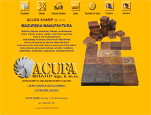 Tablet Screenshot of acufasharp.com